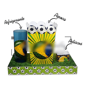 Arquivo de Corte Caixa Pipocas 