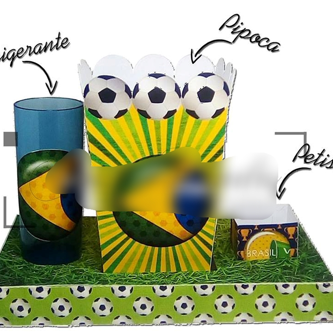 Arquivo de Corte Caixa Pipocas  1