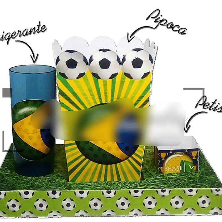Arquivo de Corte Caixa Pipocas  1