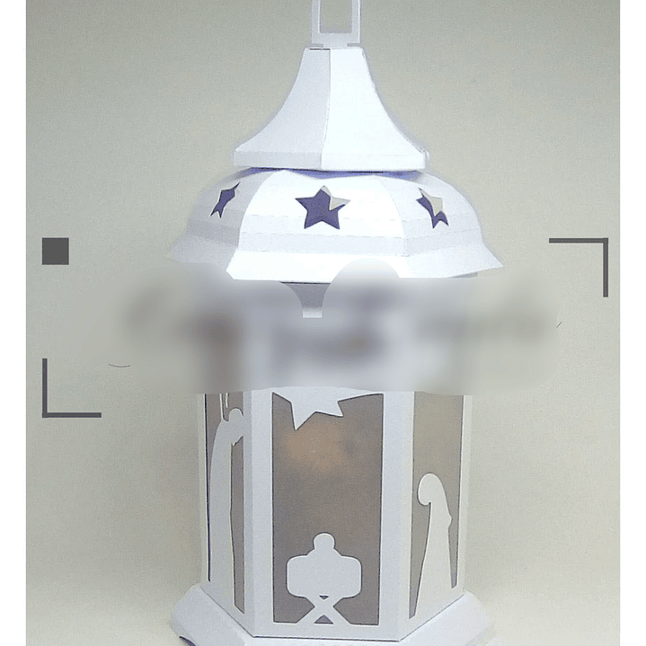 Arquivo de Corte Lanterna Natalina Porta Mine Panetone  1