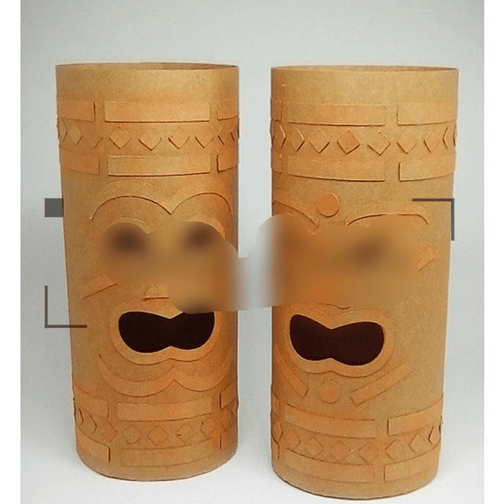 Arquivo de Corte Luminarias Totens Tropicais  1