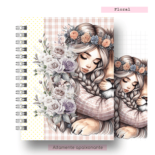 Arquivo Capa Menina e o Leão Flores