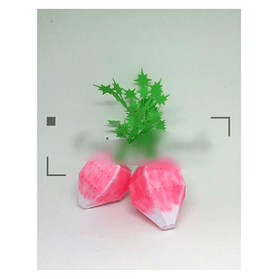 Arquivo de Corte Rabanete Decorativo 3D