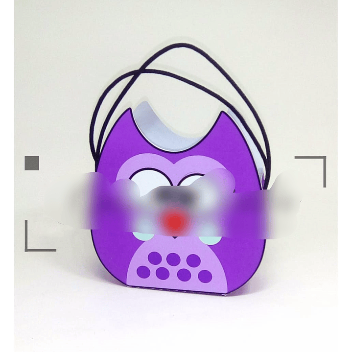 Arquivo de Corte Sacolinha Corujinha  1