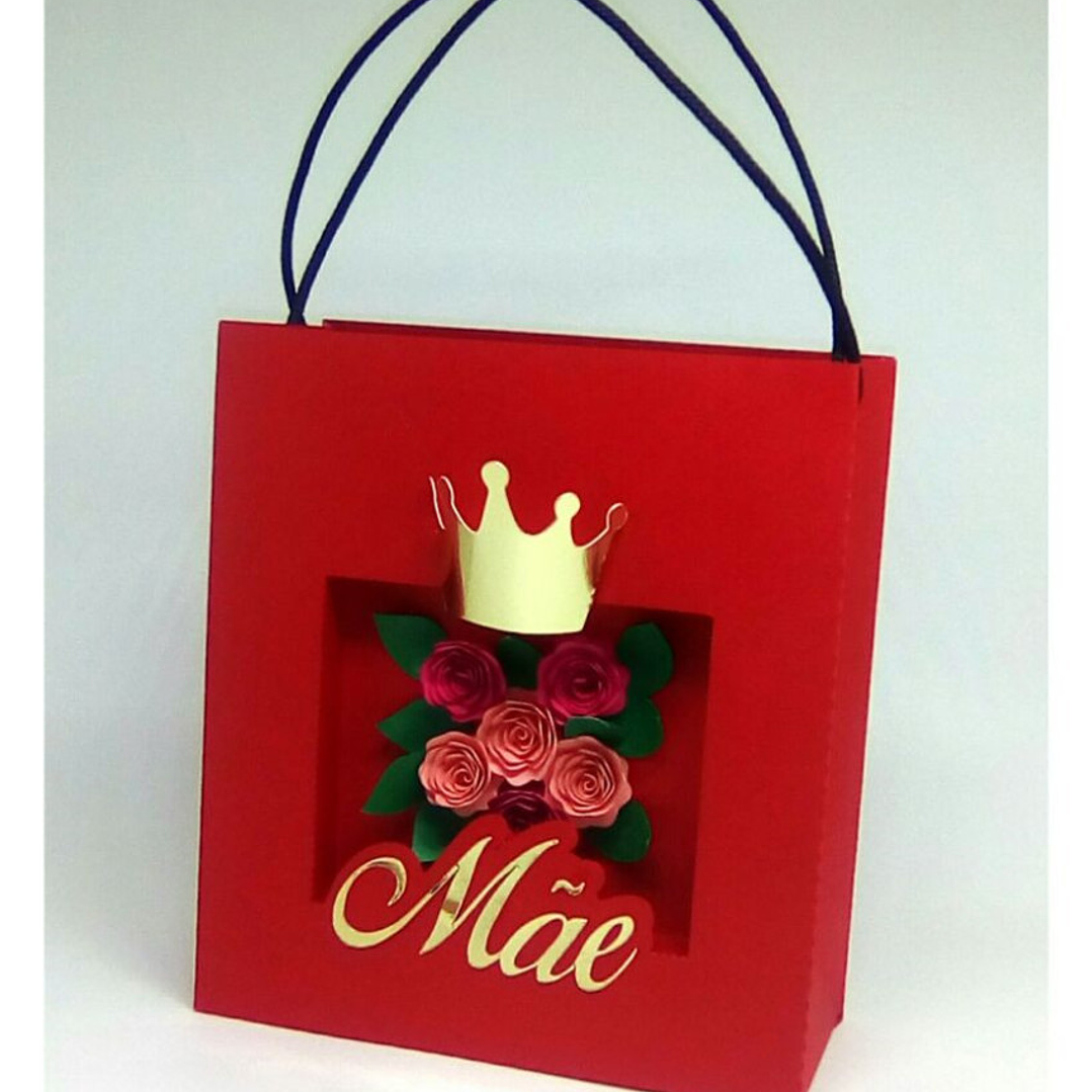 Arquivo de Corte Sacolinha Mãe  1