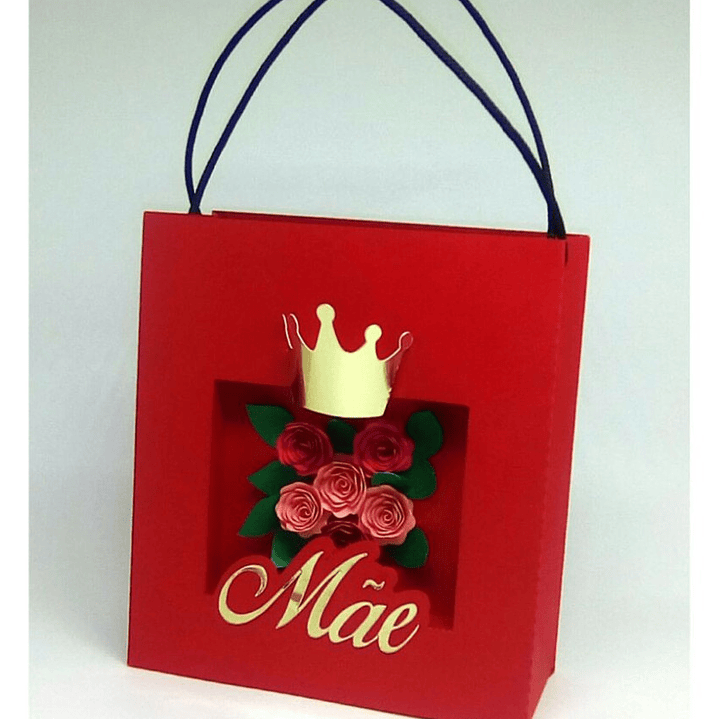 Arquivo de Corte Sacolinha Mãe  1