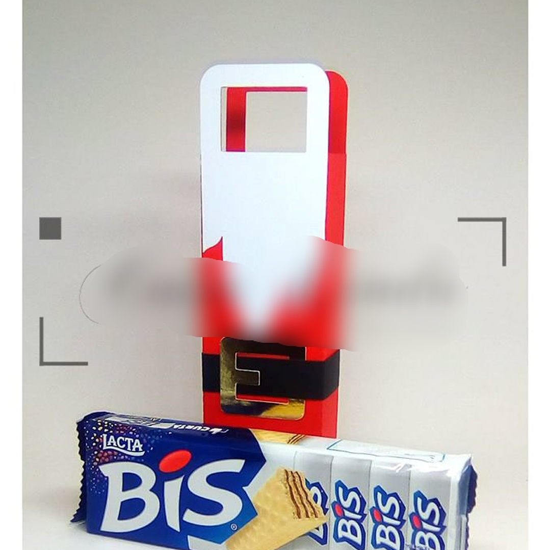 Arquivo de Corte Sacolinha de Noel para Caixa de Bis  1