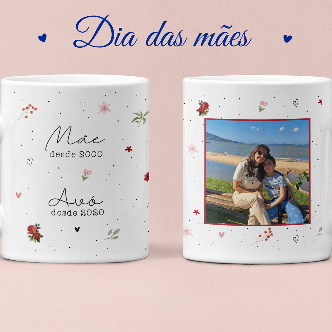 Arquivo Dia das Mães Kit Canecas  9