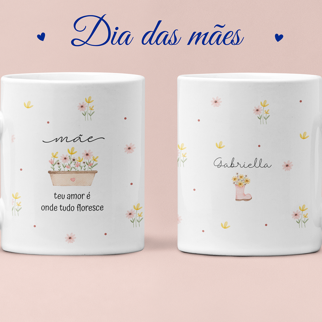 Arquivo Dia das Mães Kit Canecas  10