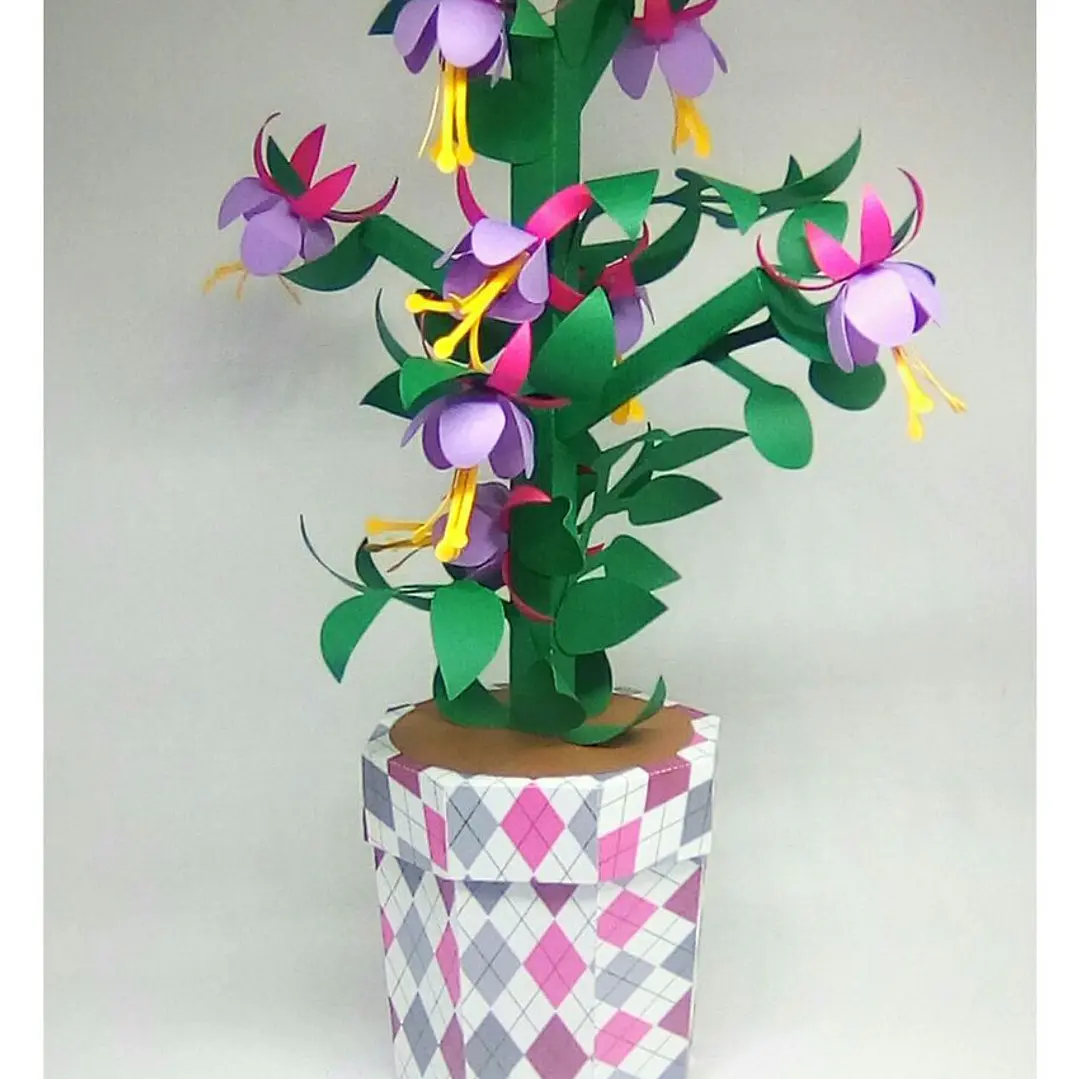 Arquivo de Corte Caixa Flor Brinco de Princesa  1