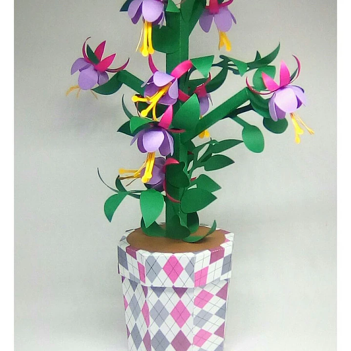 Arquivo de Corte Caixa Flor Brinco de Princesa  1