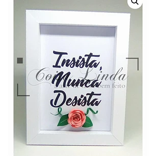 Arquivo de Corte Quadrinho Motivacional 