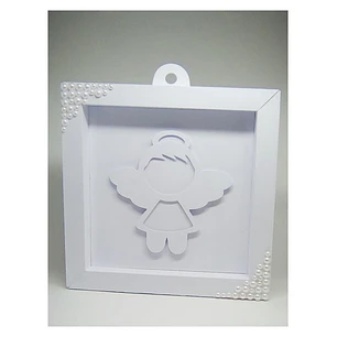 Arquivo de Corte Quadro Decorativo Anjinhos 