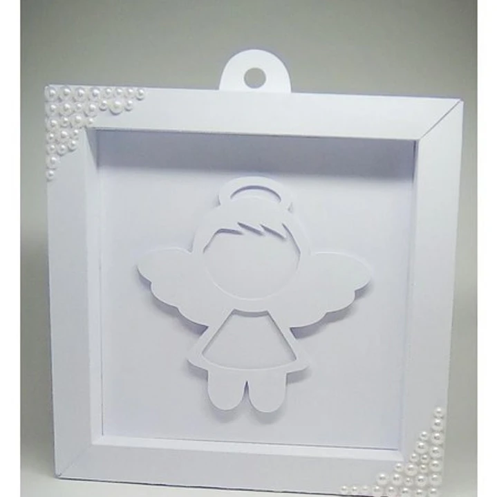 Arquivo de Corte Quadro Decorativo Anjinhos  1