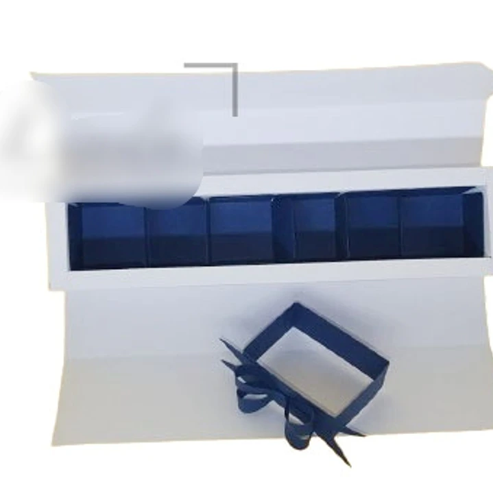 Arquivo de Corte Caixa para 6 docinhos Moldura Aba Dupla  1