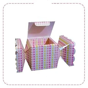 Arquivo de Corte Caixa Bala com Tampa 