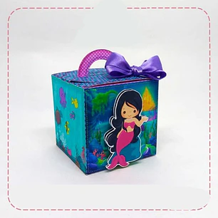 Arquivo de Corte Caixa Cubo com Alça 