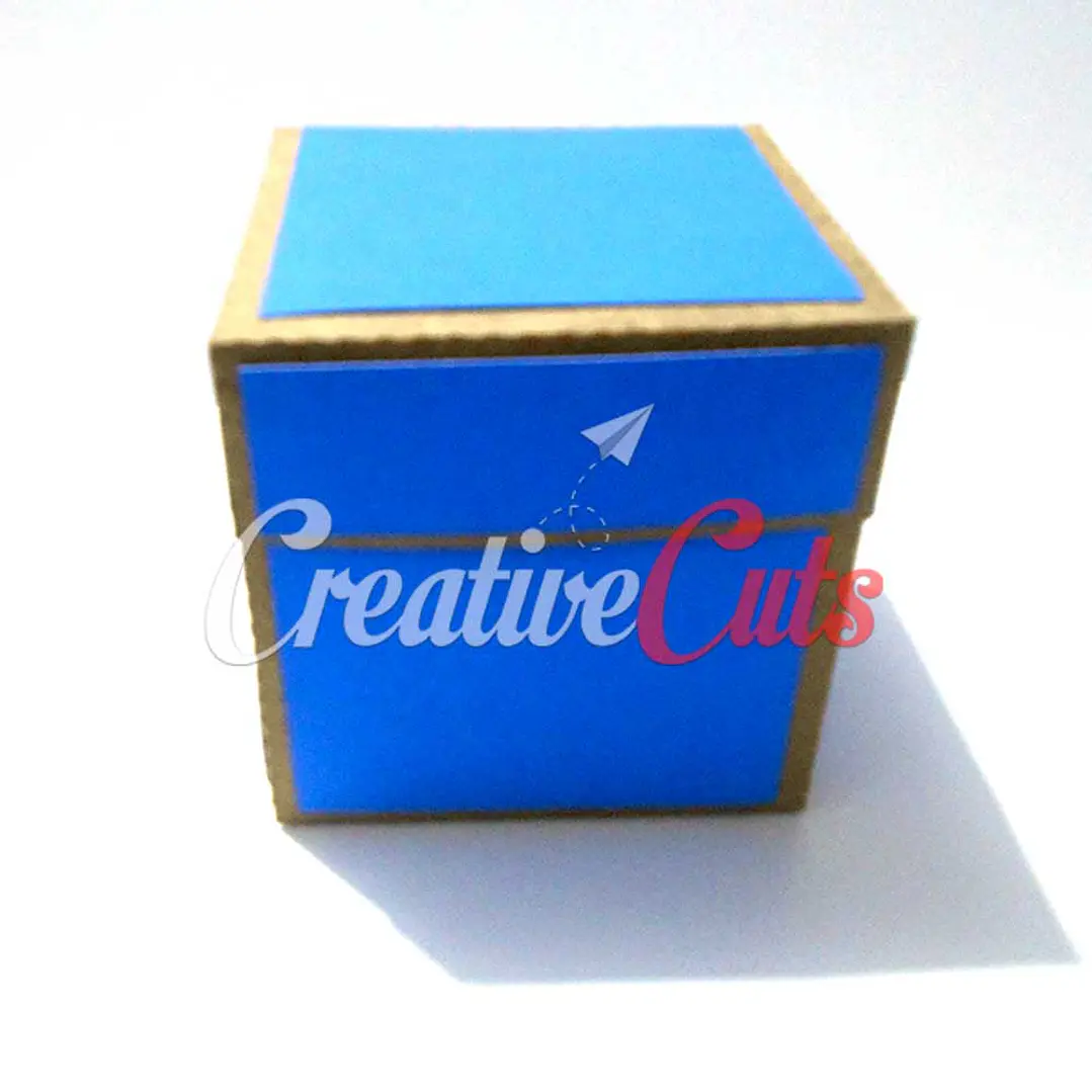 Arquivo de Corte Caixa Cubo  1