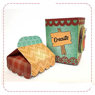 Arquivo de Corte Caixa Milk com Tampa 