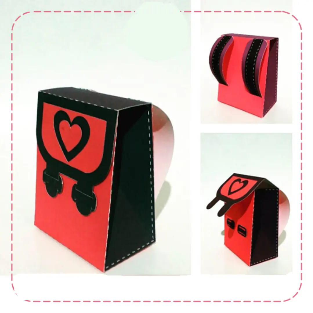 Arquivo de Corte Caixa Mochilinha  1