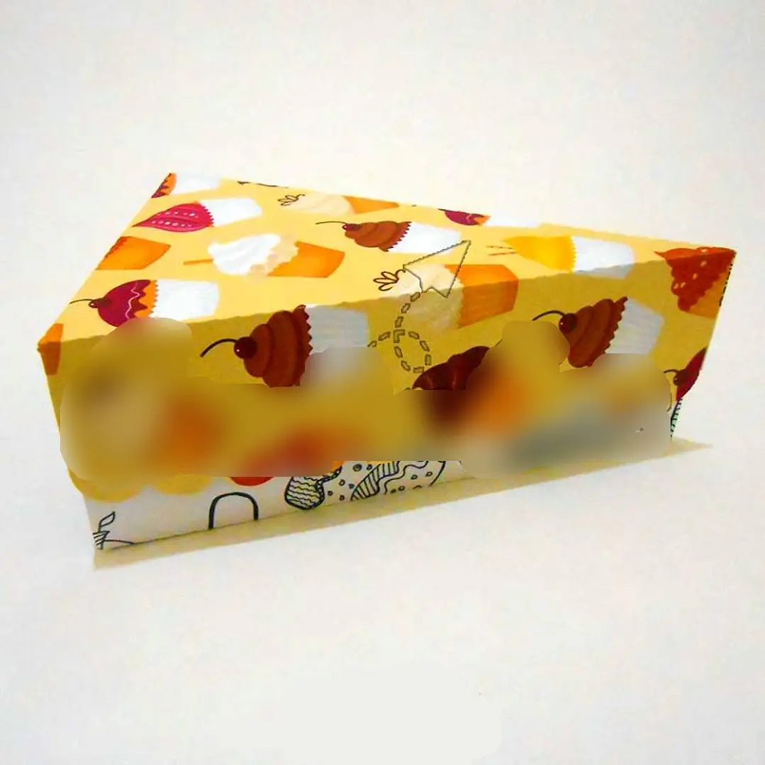 Arquivo de Corte Caixa para Fatia de Bolo  1