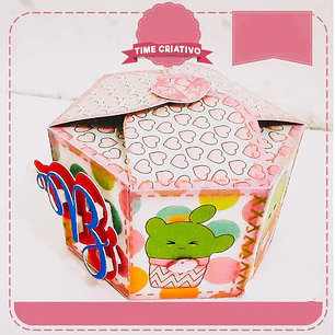 Arquivo de Corte Caixinha Cupcake 