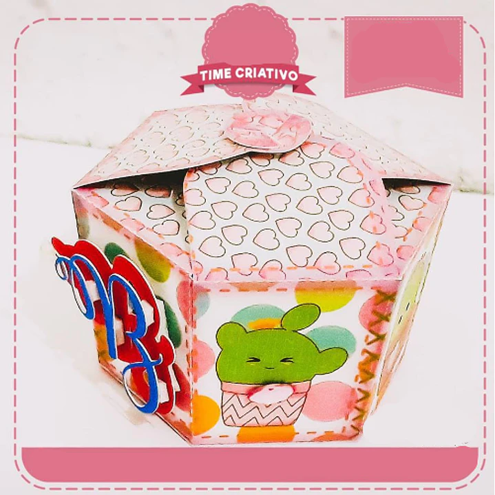 Arquivo de Corte Caixinha Cupcake  1