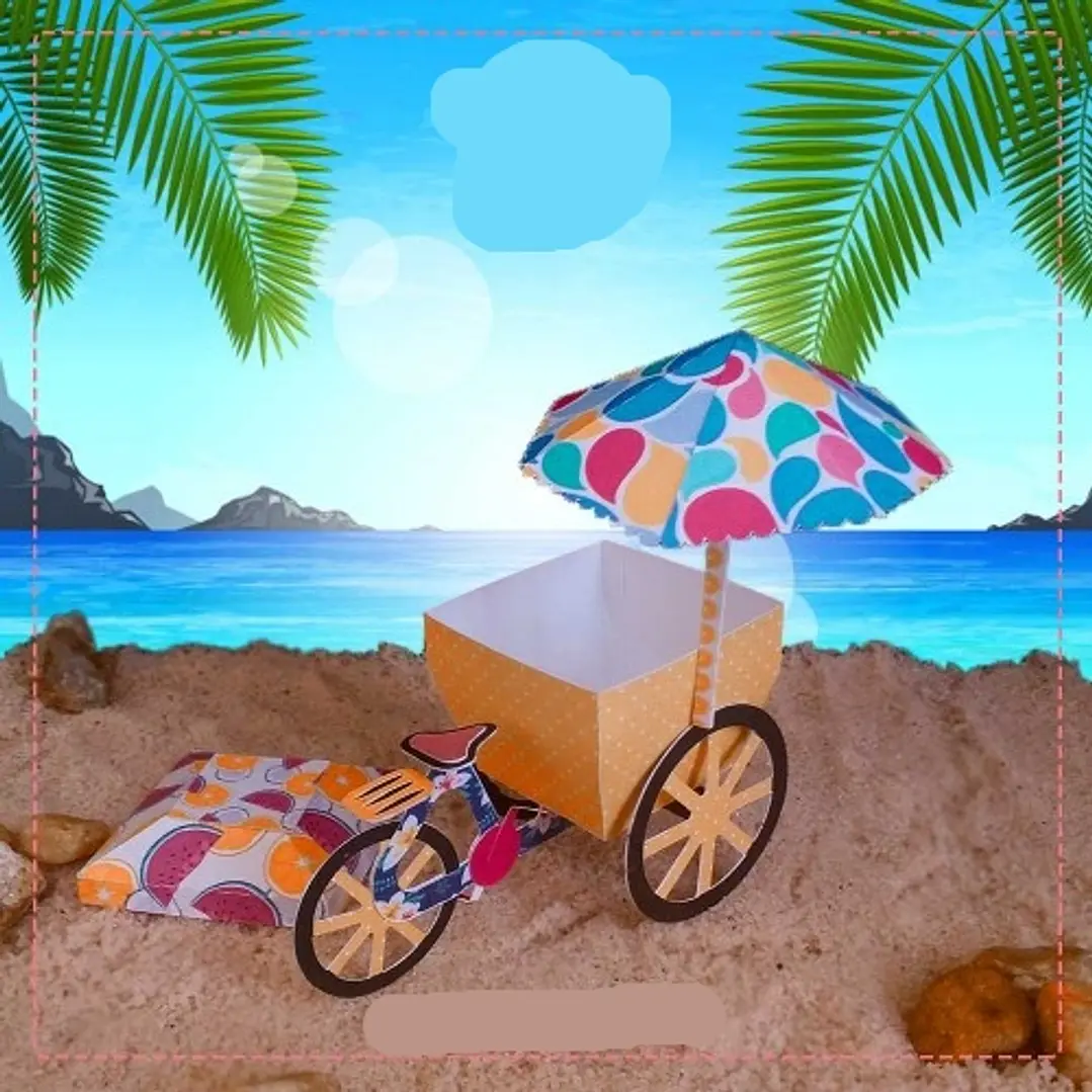 Arquivo de Corte Carrinho de Picolé  1