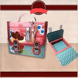 Arquivo de Corte Maletinha com Berço Interno 