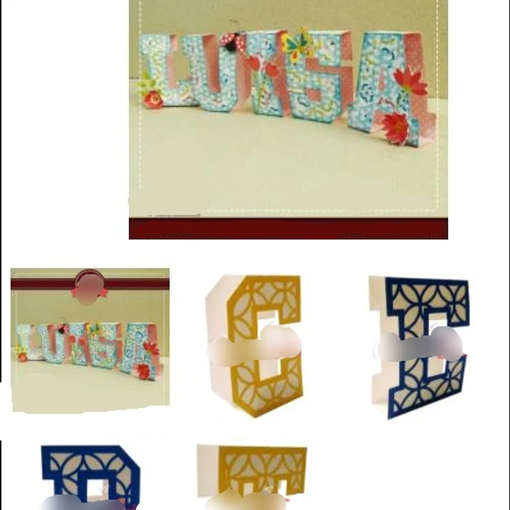 Arquivo de Corte Mascaras para o Alfabeto  1