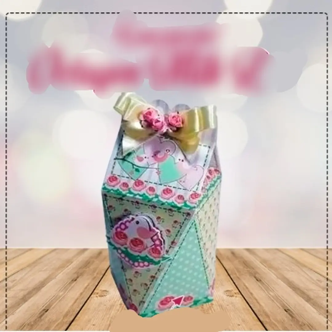 Arquivo de Corte Octagon Milk Box 1