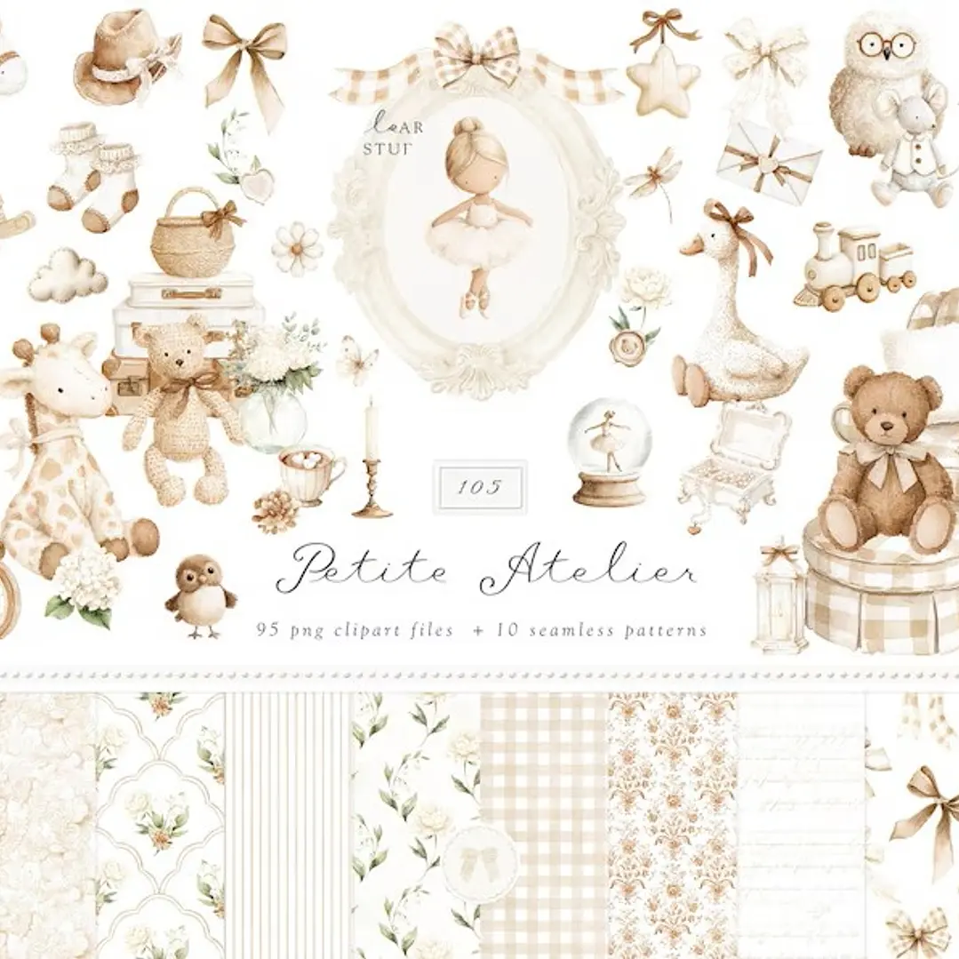 Kit Digital Bailarina Rosa  1