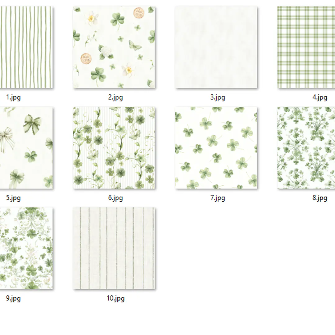 Kit Digital Coelhinho Verde  3