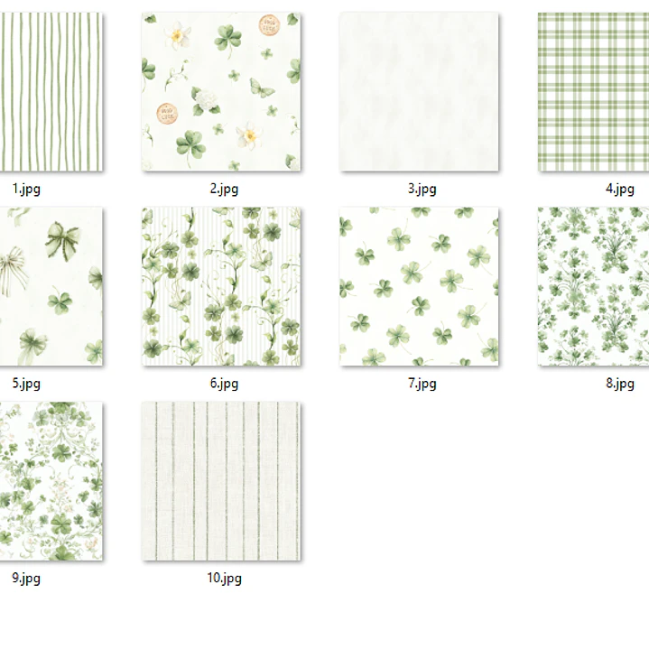 Kit Digital Coelhinho Verde  3