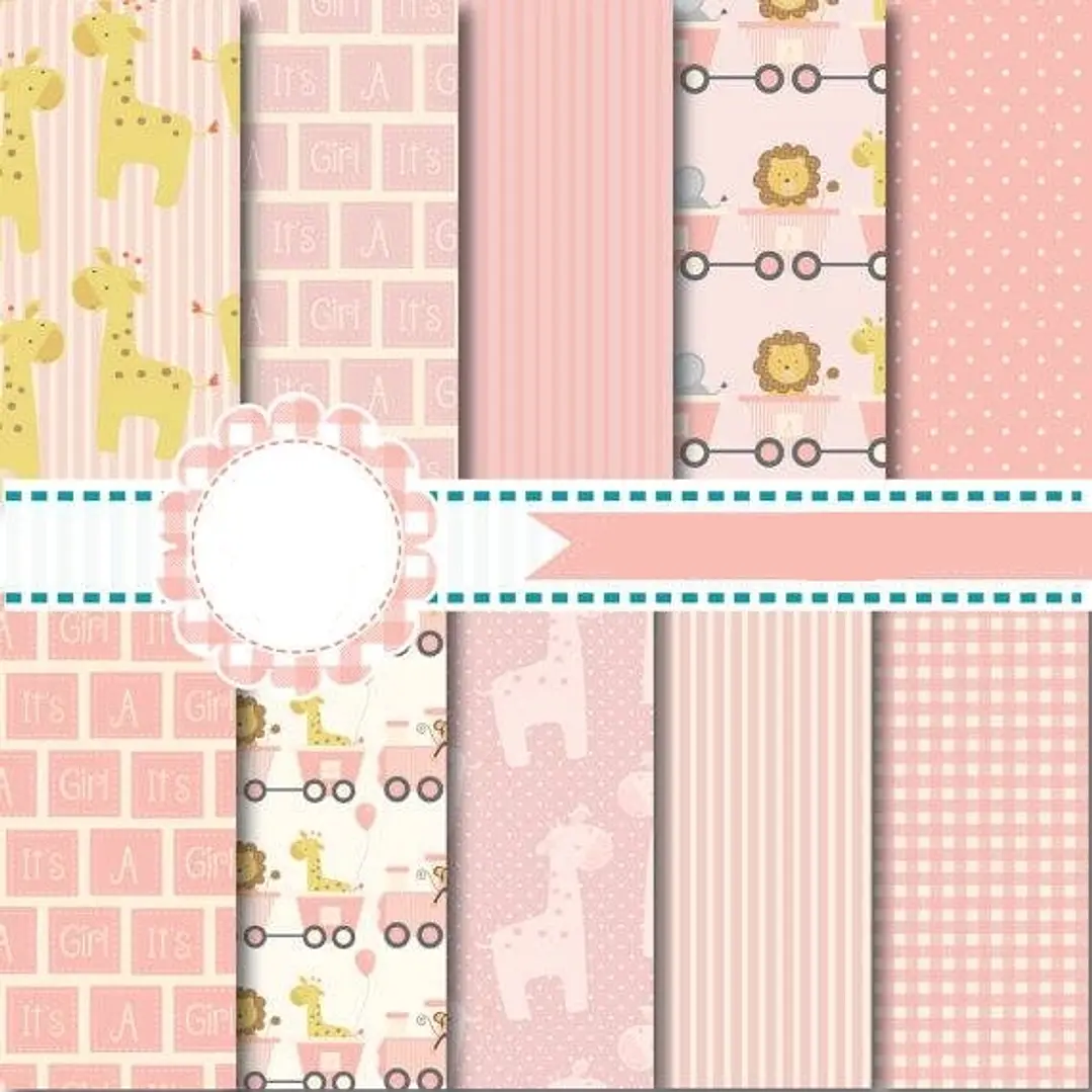 Kit Digital Papeis Decoração  1