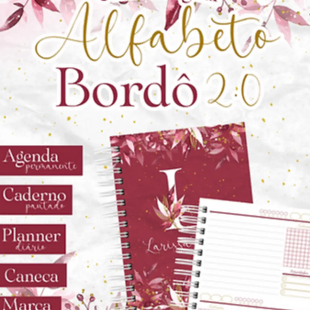 Arquivo Combo Alfabeto Bordô 2.0 1