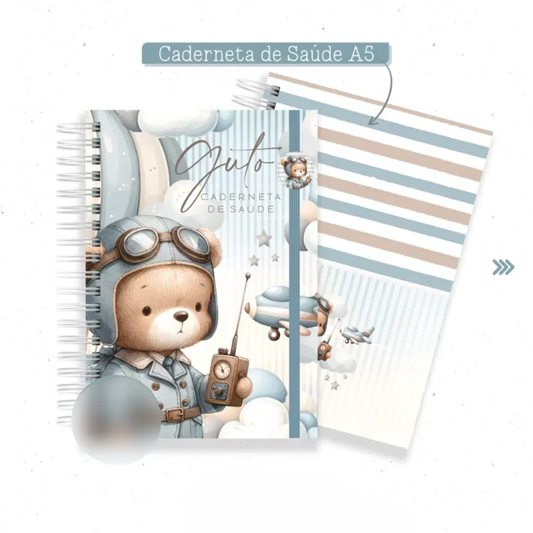 Arquivo Encadernação Ursinho Aviador  5