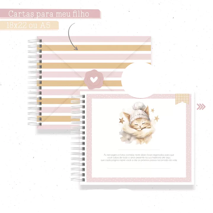 Arquivo Encadernação Gatinha Rosa  2