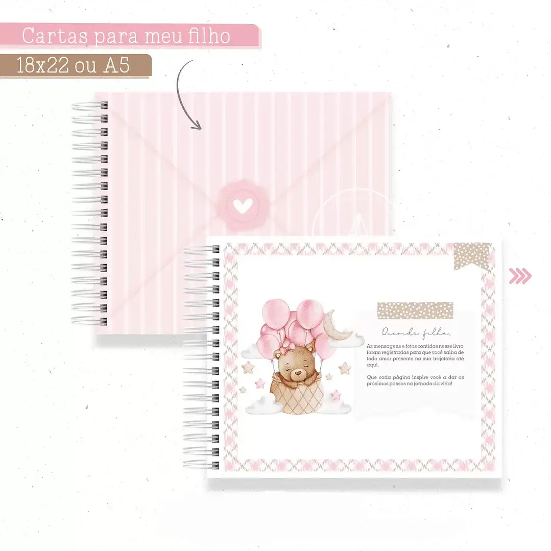 ARQUIVO COMBO BABY BEAR PINK ENCADERNAÇÃO 2