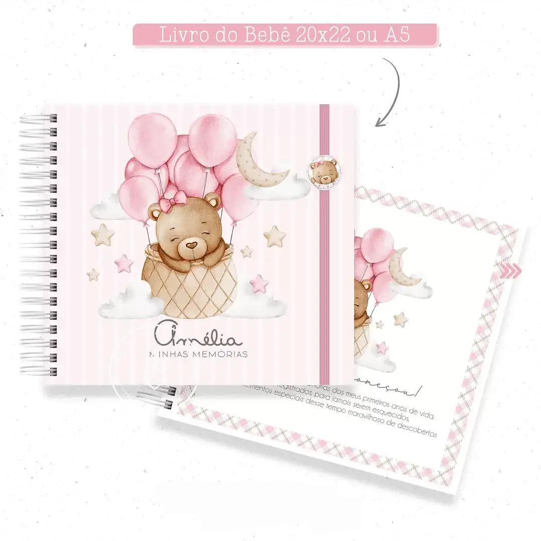 ARQUIVO COMBO BABY BEAR PINK ENCADERNAÇÃO 5
