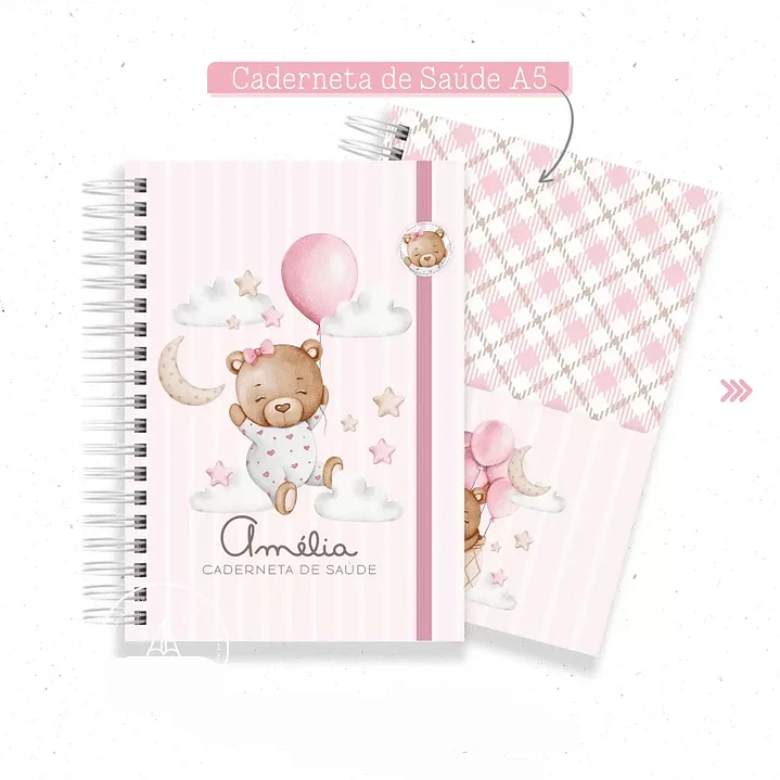 ARQUIVO COMBO BABY BEAR PINK ENCADERNAÇÃO 6