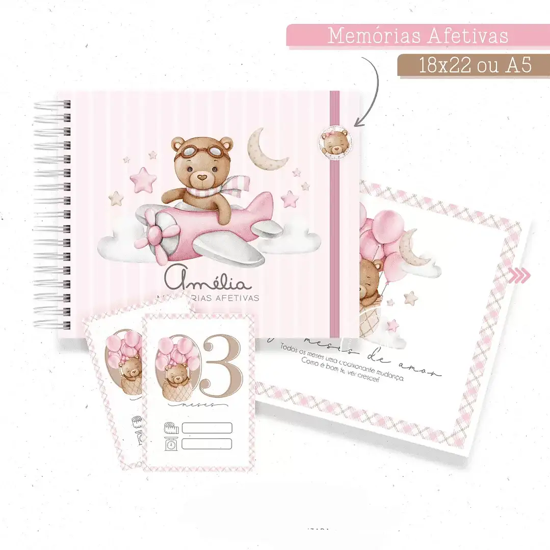 ARQUIVO COMBO BABY BEAR PINK ENCADERNAÇÃO 7