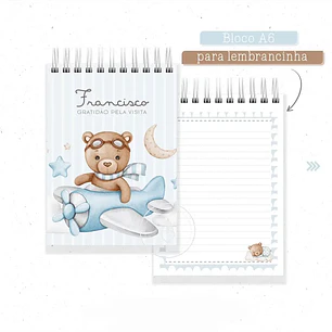 ARQUIVO COMBO BABY BEAR BLUE ENCADERNAÇÃO 