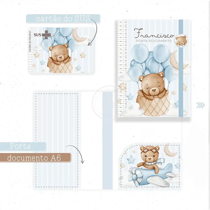 ARQUIVO COMBO BABY BEAR BLUE ENCADERNAÇÃO  3