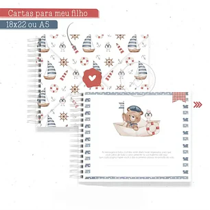 ARQUIVO COMBO BABY URSINHO MARINHEIRO ENCADERNAÇÃO 