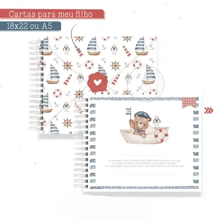 ARQUIVO COMBO BABY URSINHO MARINHEIRO ENCADERNAÇÃO  1