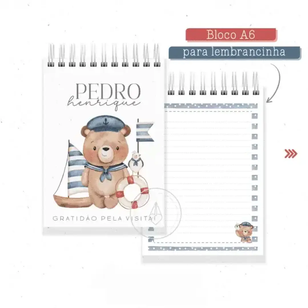 ARQUIVO COMBO BABY URSINHO MARINHEIRO ENCADERNAÇÃO  2