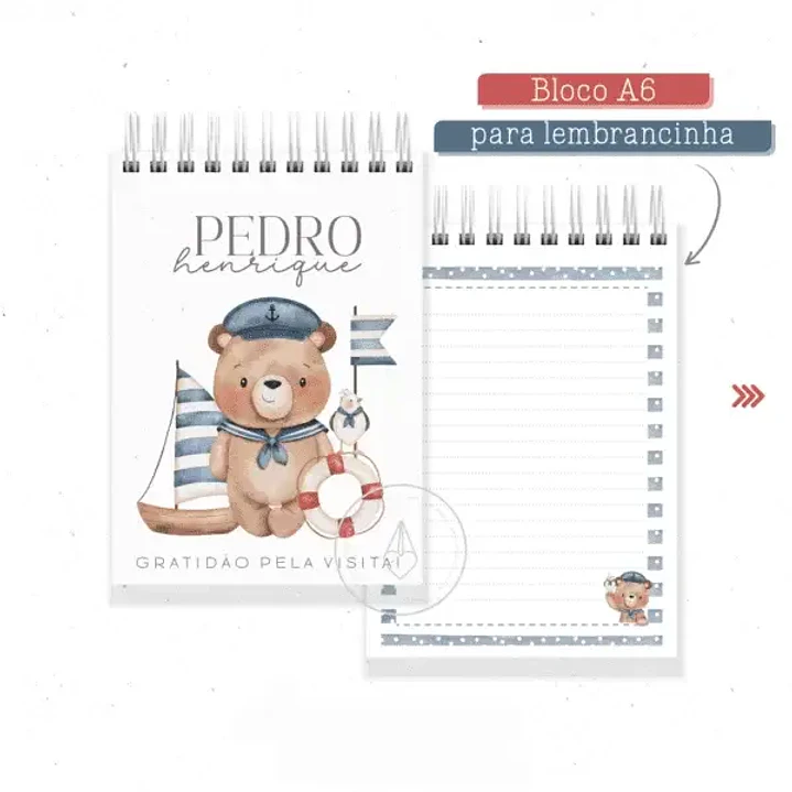 ARQUIVO COMBO BABY URSINHO MARINHEIRO ENCADERNAÇÃO  2