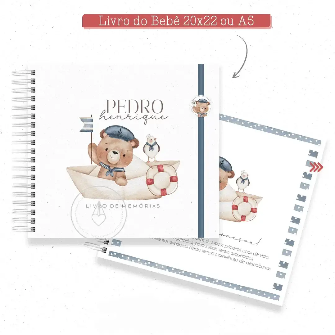 ARQUIVO COMBO BABY URSINHO MARINHEIRO ENCADERNAÇÃO  3