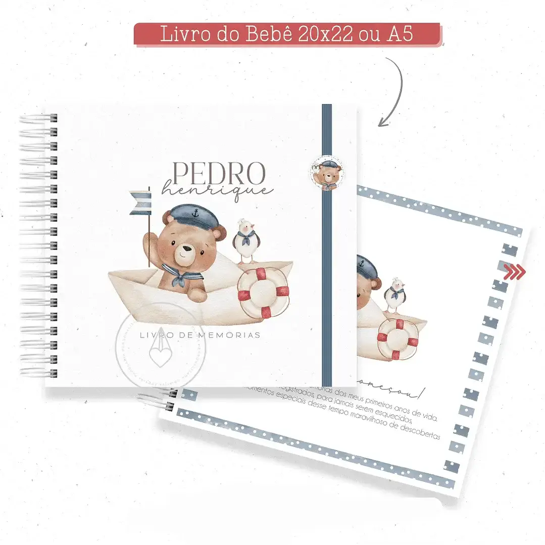 ARQUIVO COMBO BABY URSINHO MARINHEIRO ENCADERNAÇÃO  7